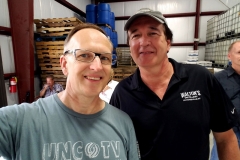 Alan Brown and Don Walton at April 14, 2018 Open House Event