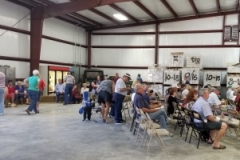 The crowd enjoying lunch and good music.