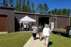 Guests making their way back from the tour.