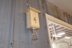 Bee trap hand-crafted by Donald Walton, Jr. the founder of Walton's Distillery, Inc.