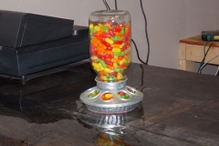 Homemade candy dispenser