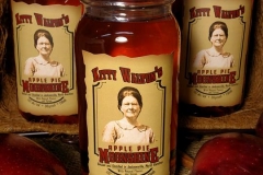 Our Apple Pie Moonshine is made with real apple juice