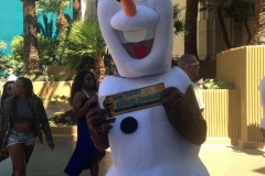 Olaf promoting our Moonshine